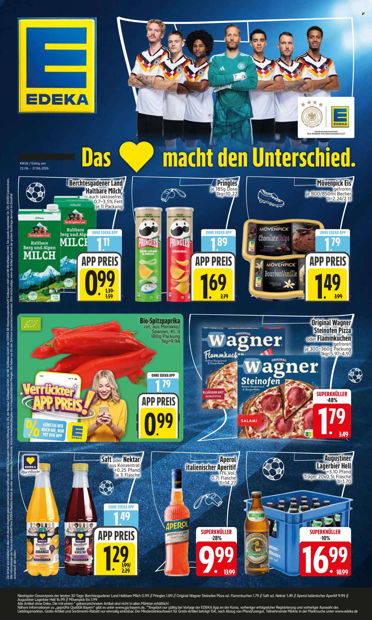 Edeka Prospekte  - 22.06.2026 - 27.06.2026. Seite 1