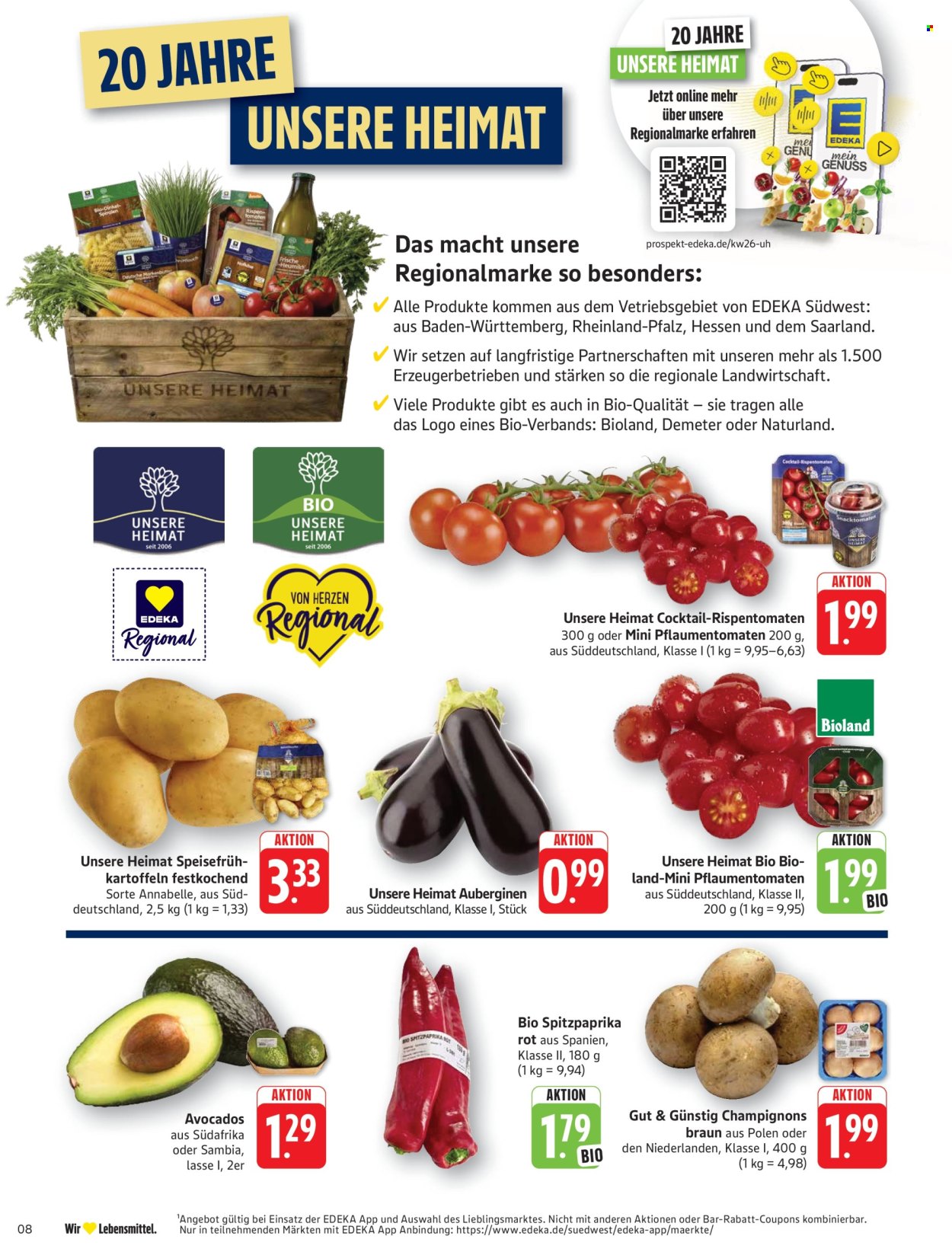 Edeka Prospekte  - 22.06.2026 - 27.06.2026. Seite 8