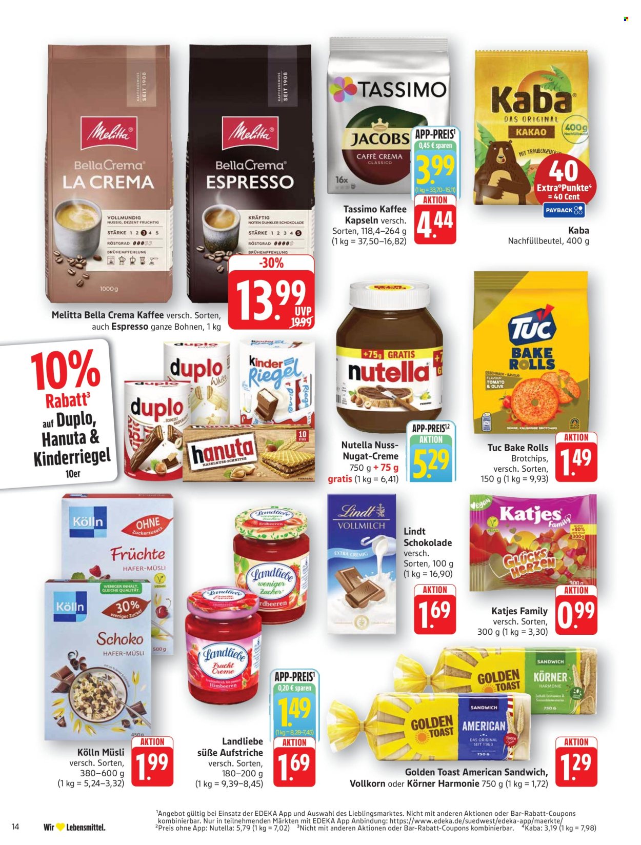Edeka Prospekte  - 22.06.2026 - 27.06.2026. Seite 14