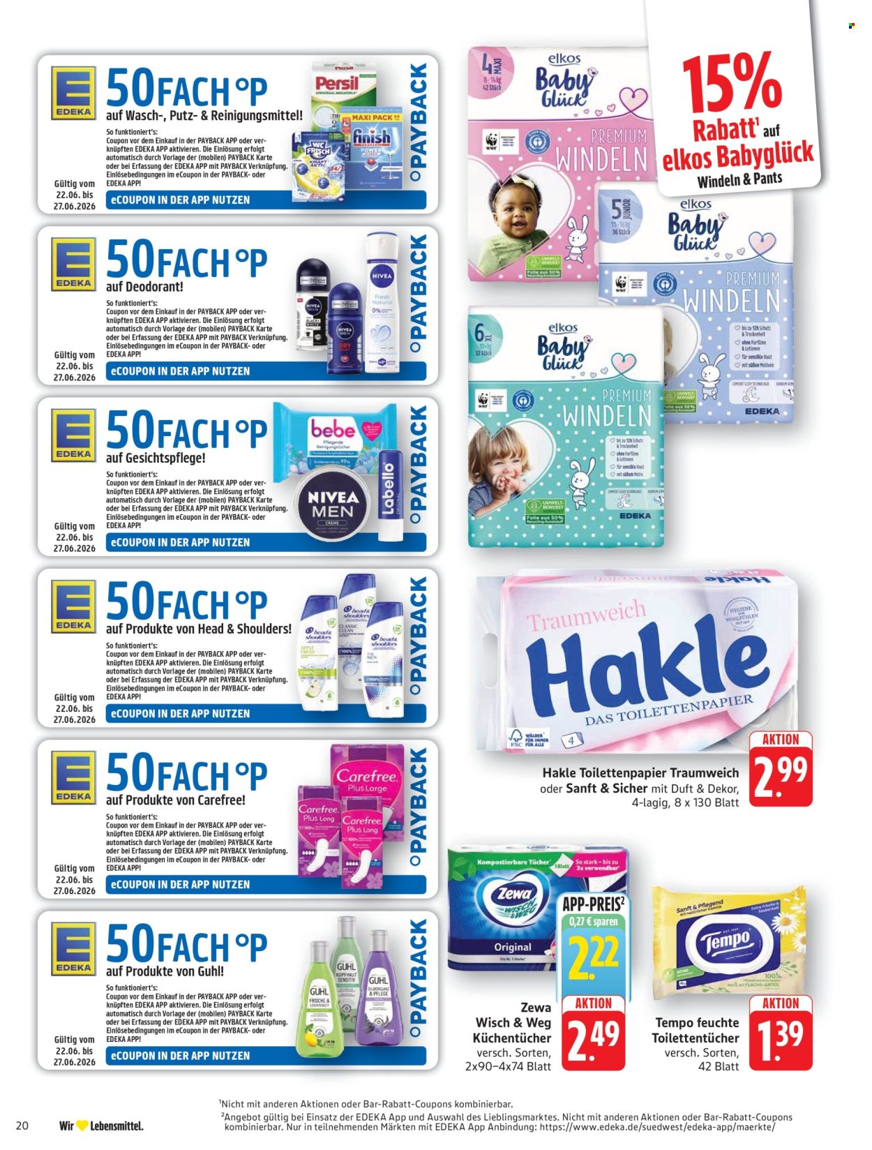 Edeka Prospekte  - 22.06.2026 - 27.06.2026. Seite 20
