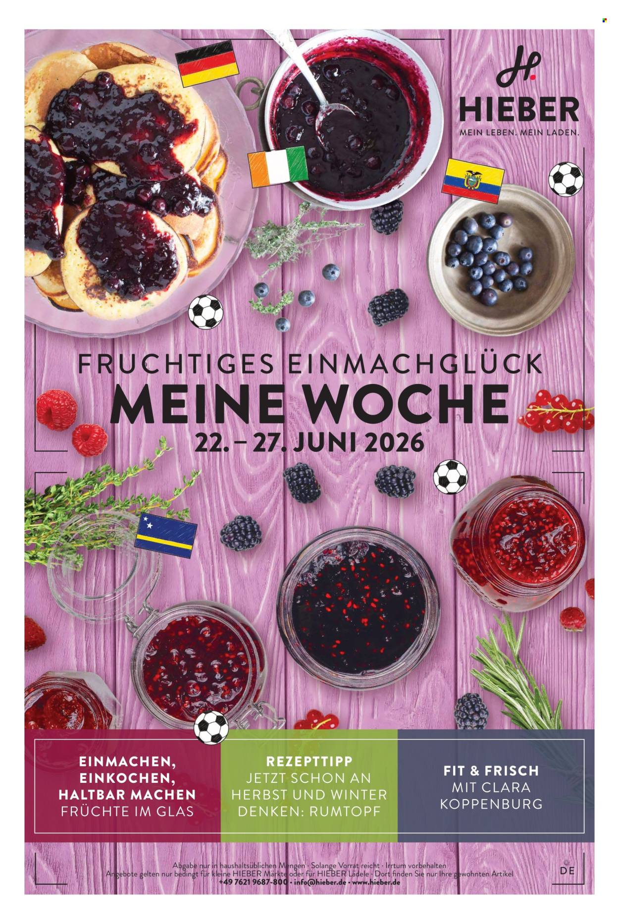 Edeka Prospekte  - 22.06.2026 - 27.06.2026. Seite 1
