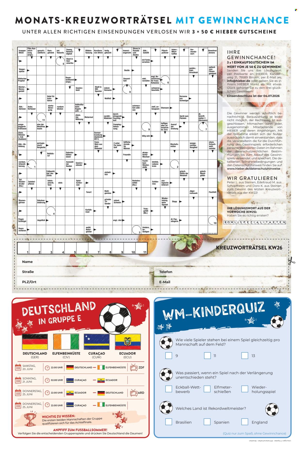 Edeka Prospekte  - 22.06.2026 - 27.06.2026. Seite 15