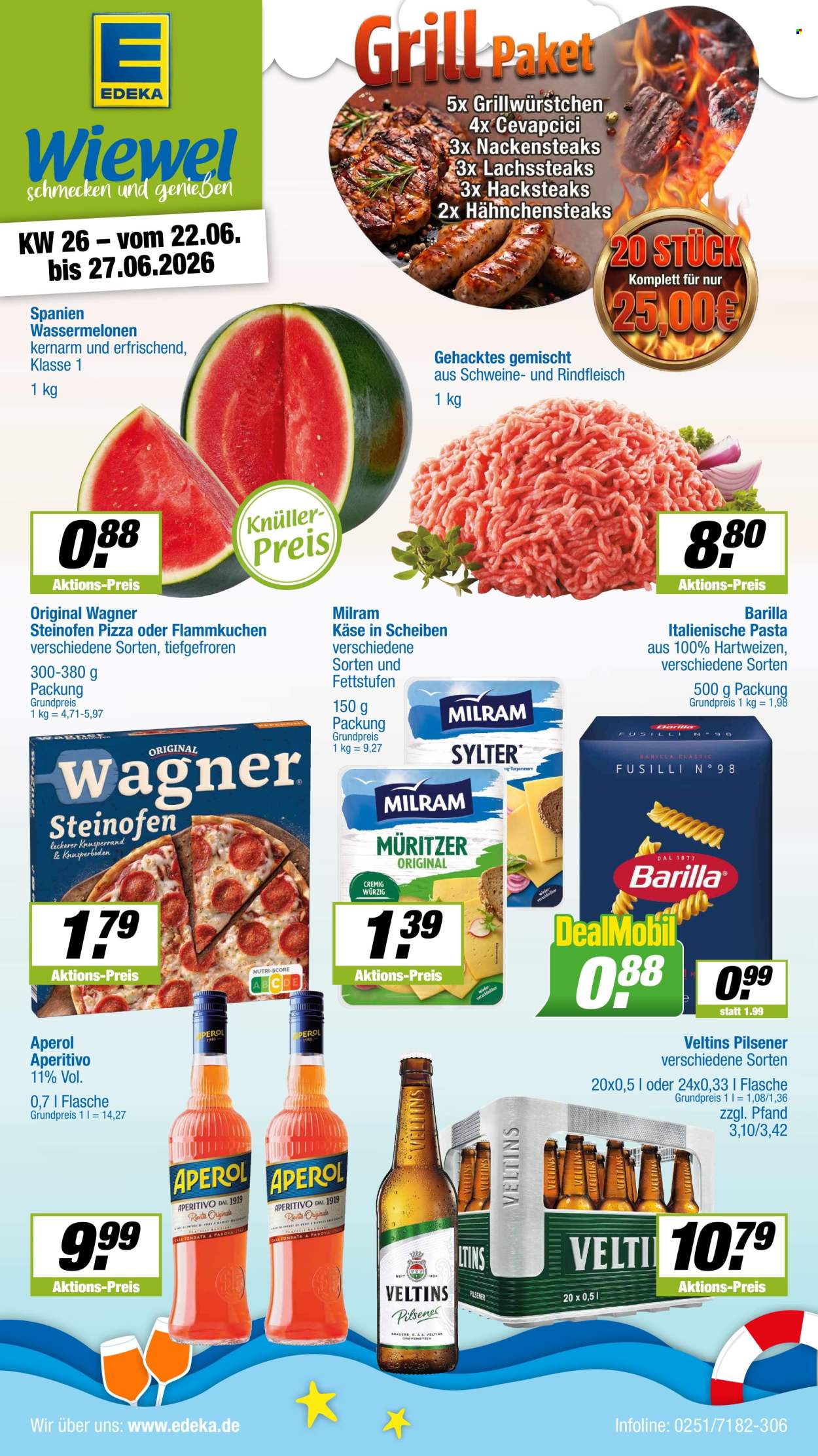 Edeka Prospekte  - 22.06.2026 - 27.06.2026. Seite 1