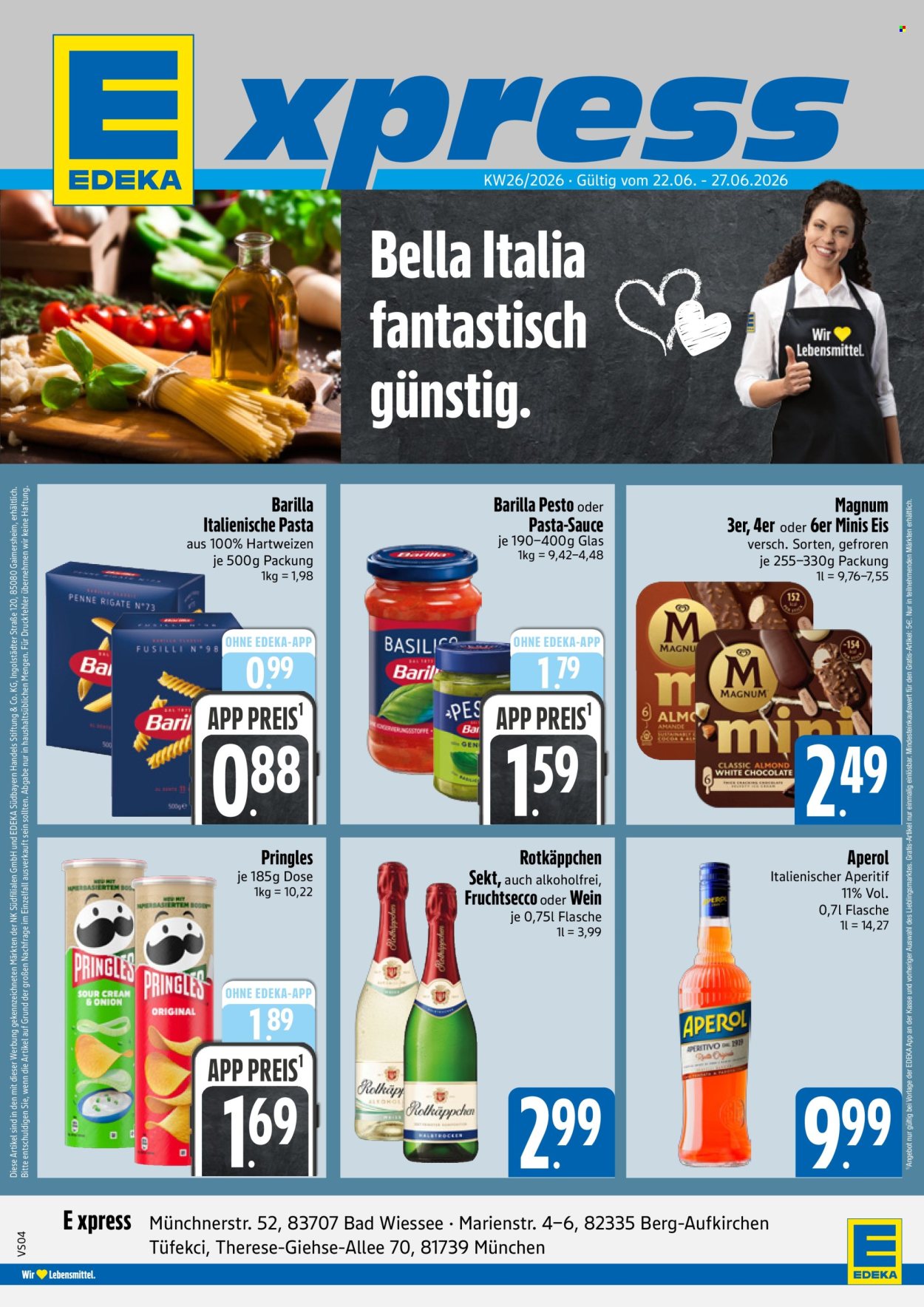Edeka Prospekte  - 22.06.2026 - 27.06.2026. Seite 1