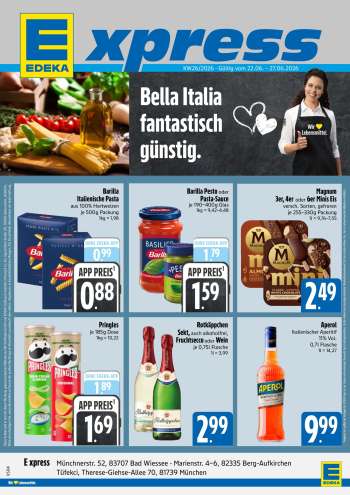 Prospekte Edeka - 22.06.2026 - 27.06.2026.