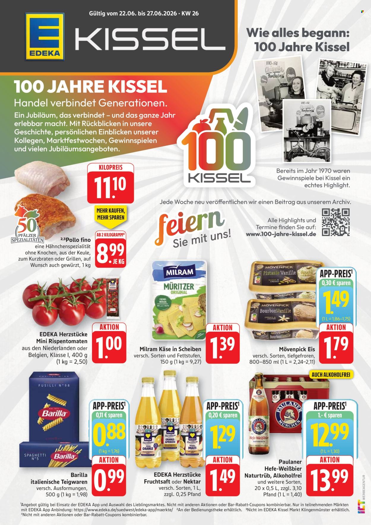 Edeka Prospekte  - 22.06.2026 - 27.06.2026. Seite 1