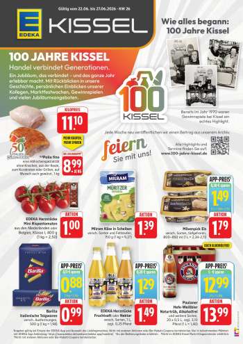 Prospekte Edeka - 22.06.2026 - 27.06.2026.