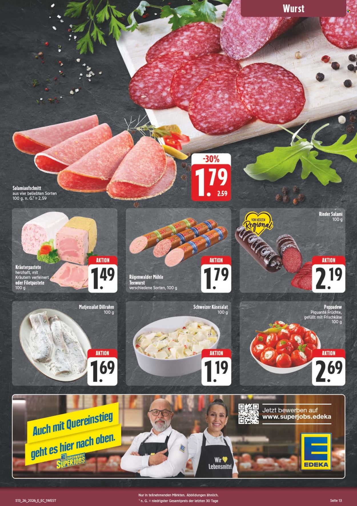 Edeka Prospekte  - 22.06.2026 - 27.06.2026. Seite 13