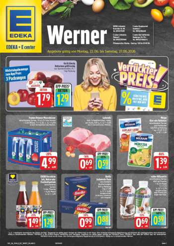Prospekte Edeka - 22.06.2026 - 27.06.2026.