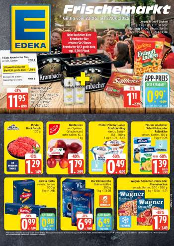Prospekte Edeka - 22.06.2026 - 27.06.2026.