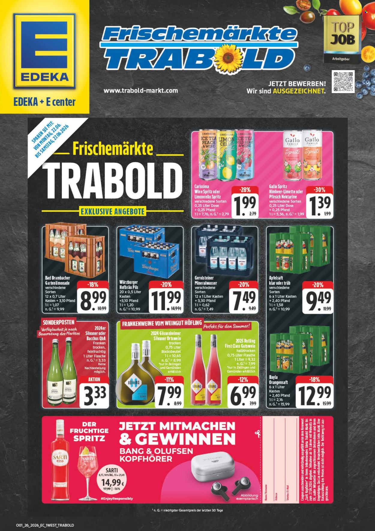 Edeka Prospekte  - 22.06.2026 - 27.06.2026. Seite 2