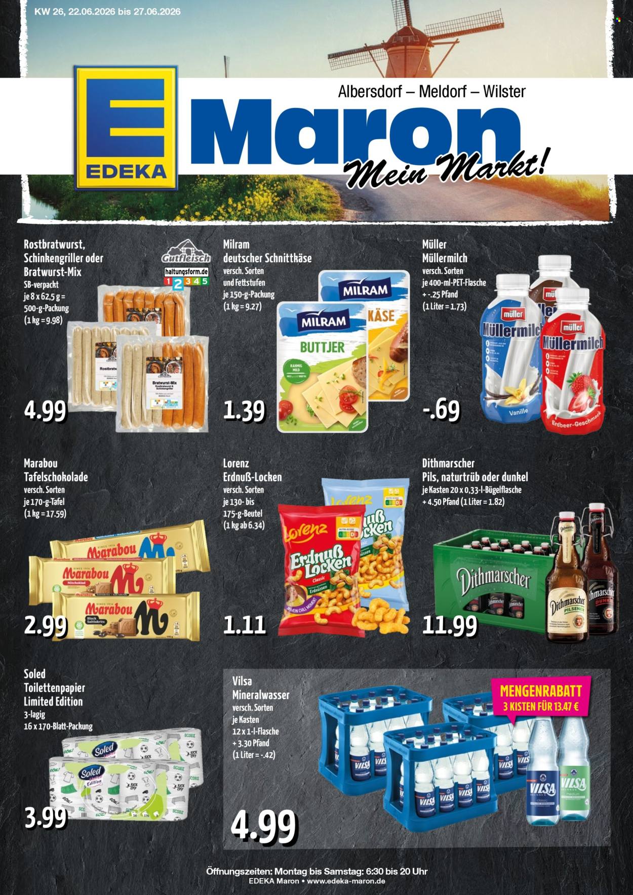 Edeka Prospekte  - 22.06.2026 - 27.06.2026. Seite 1