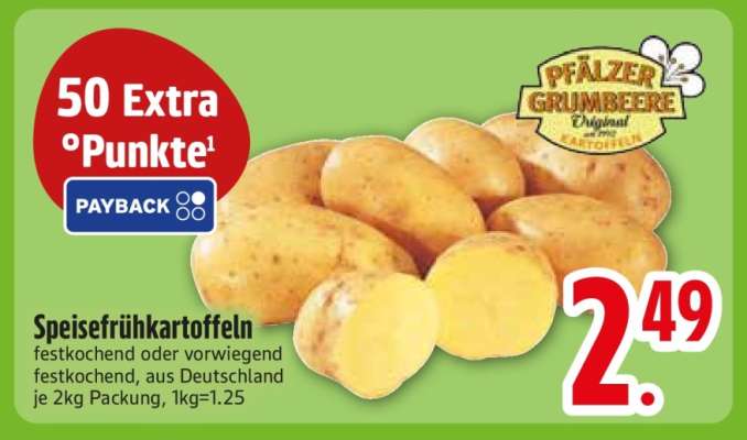 Speisefrühkartoffeln
