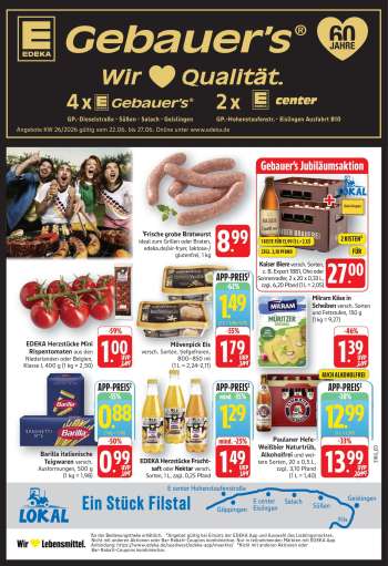 Prospekte E center - 22.06.2026 - 27.06.2026.