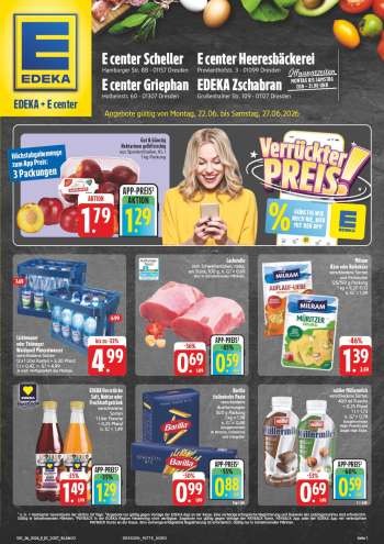 Prospekte E center - 22.06.2026 - 27.06.2026.