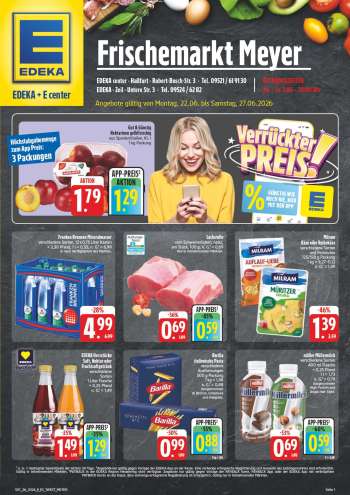 Prospekte Edeka - 22.06.2026 - 27.06.2026.