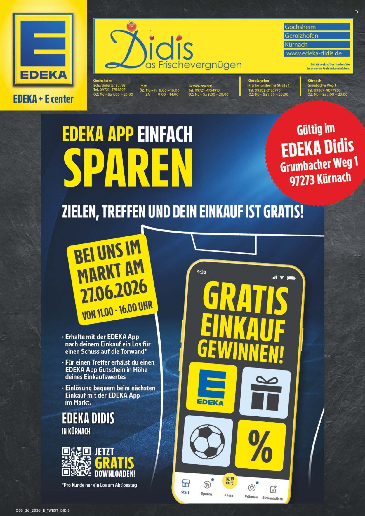 Edeka Prospekte  - 22.06.2026 - 27.06.2026. Seite 4