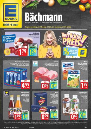 Prospekte E center - 22.06.2026 - 27.06.2026.