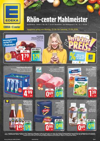 Prospekte E center - 22.06.2026 - 27.06.2026.