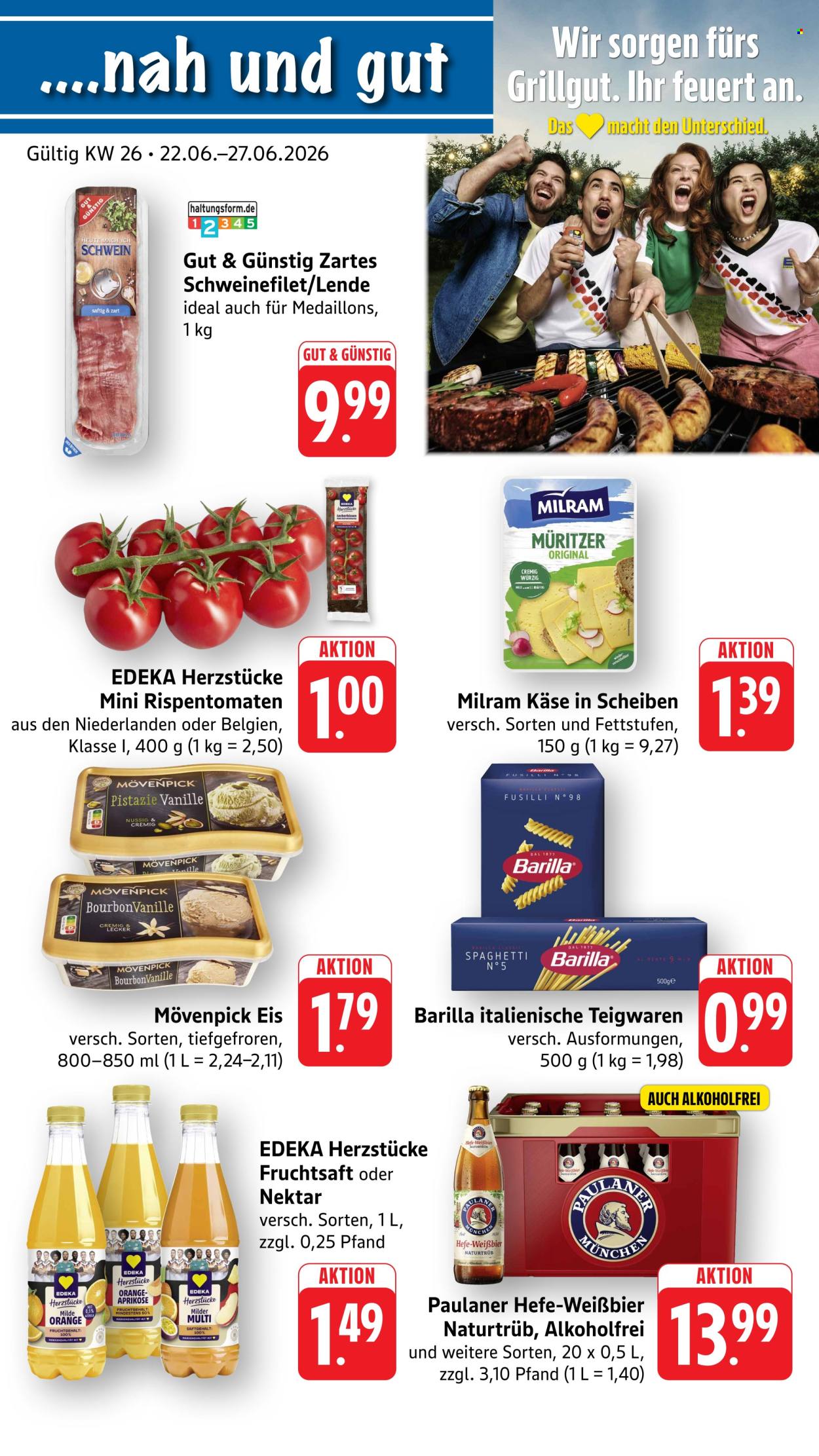 Edeka Prospekte  - 22.06.2026 - 27.06.2026. Seite 1