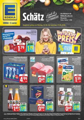 Prospekte E center - 22.06.2026 - 27.06.2026.
