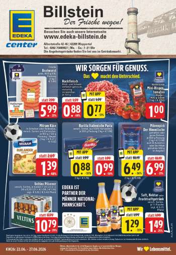 Prospekte Edeka - 22.06.2026 - 27.06.2026.