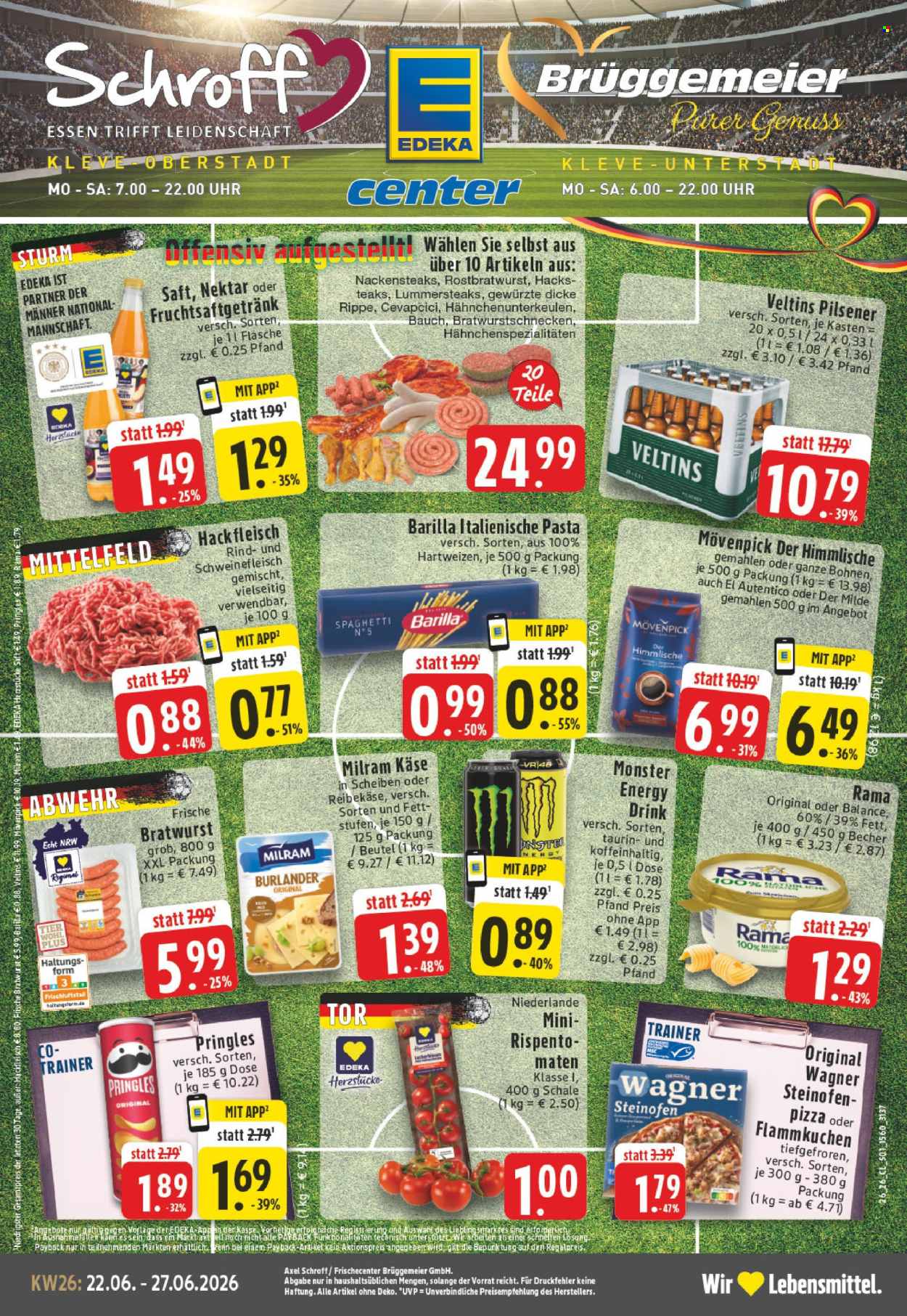 Edeka Prospekte  - 22.06.2026 - 27.06.2026. Seite 1