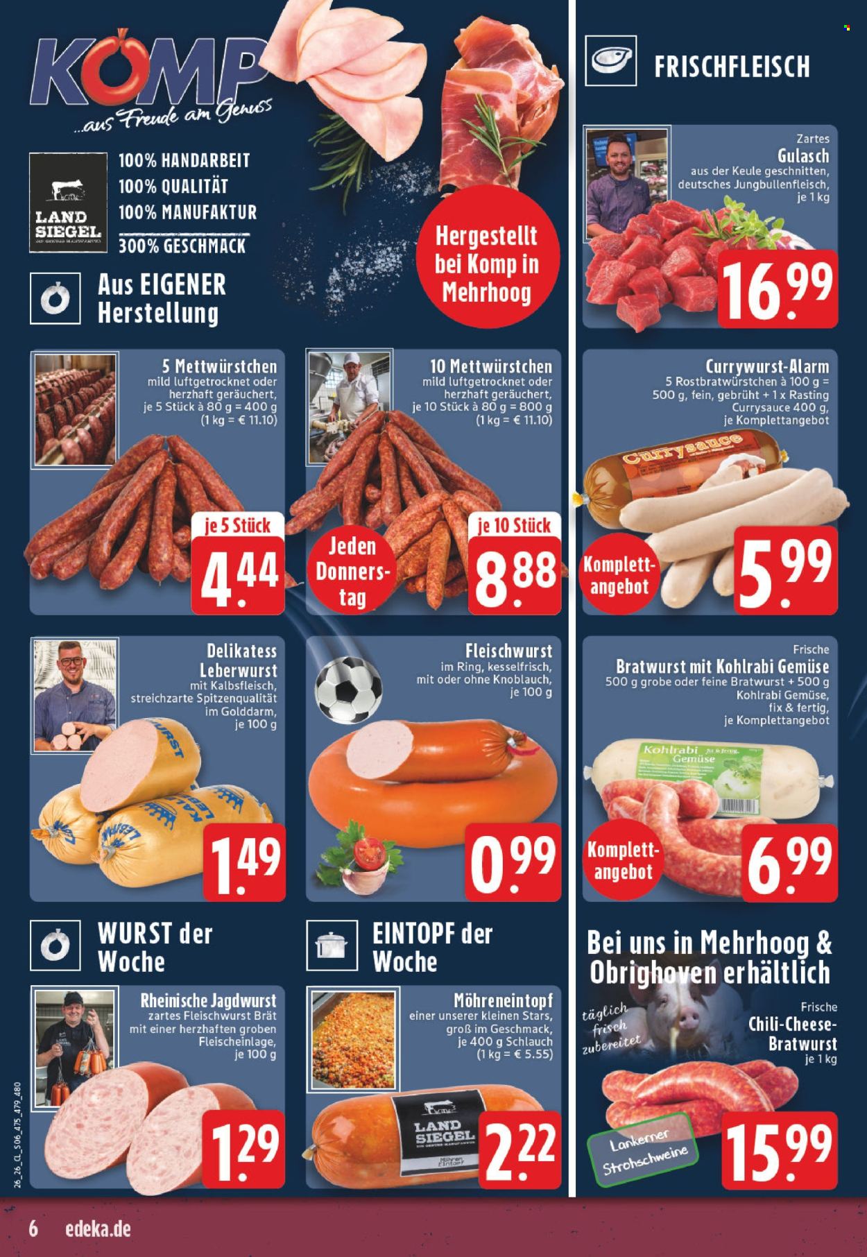 Edeka Prospekte  - 22.06.2026 - 27.06.2026. Seite 6