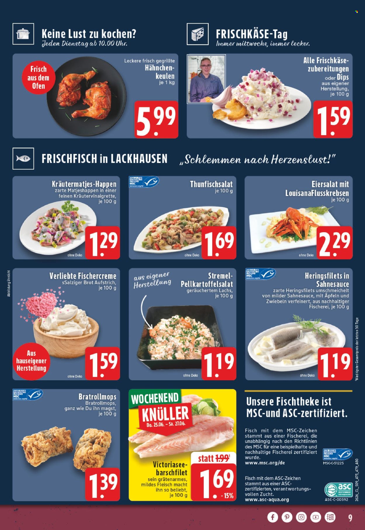 Edeka Prospekte  - 22.06.2026 - 27.06.2026. Seite 9