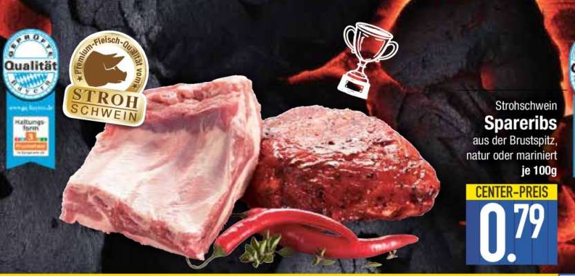 Strohschwein Spareribs