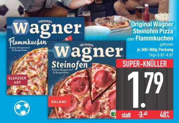 ORIGINAL WAGNER Steinofen-Pizza oder -Flammkuchen