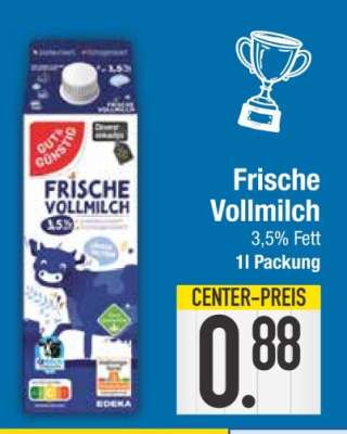 Frische Vollmilch