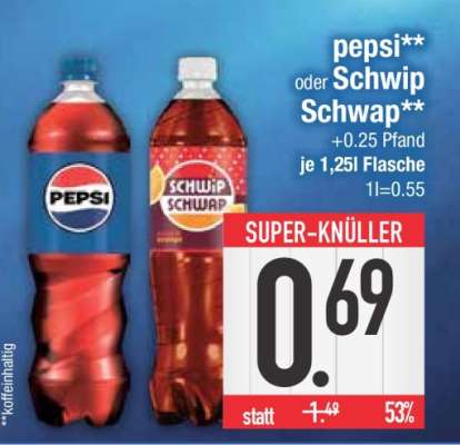 PEPSI oder SCHWIP SCHWAP