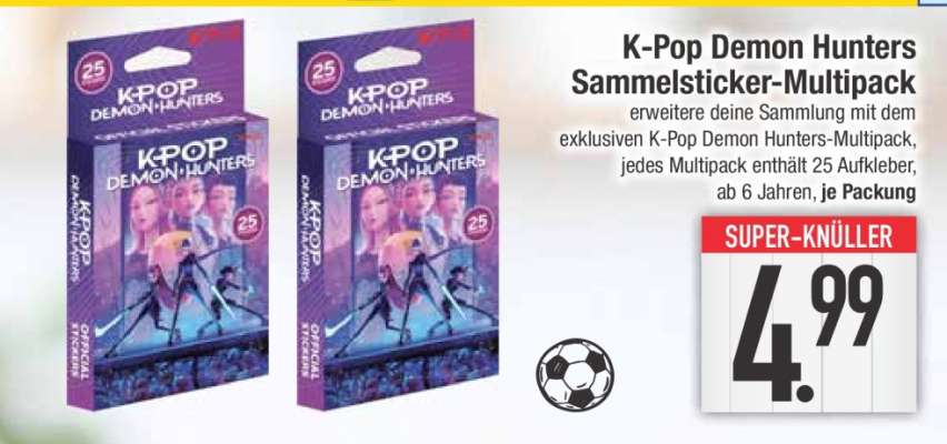 K-Pop Demon Hunters Sammelsticker-Multipack