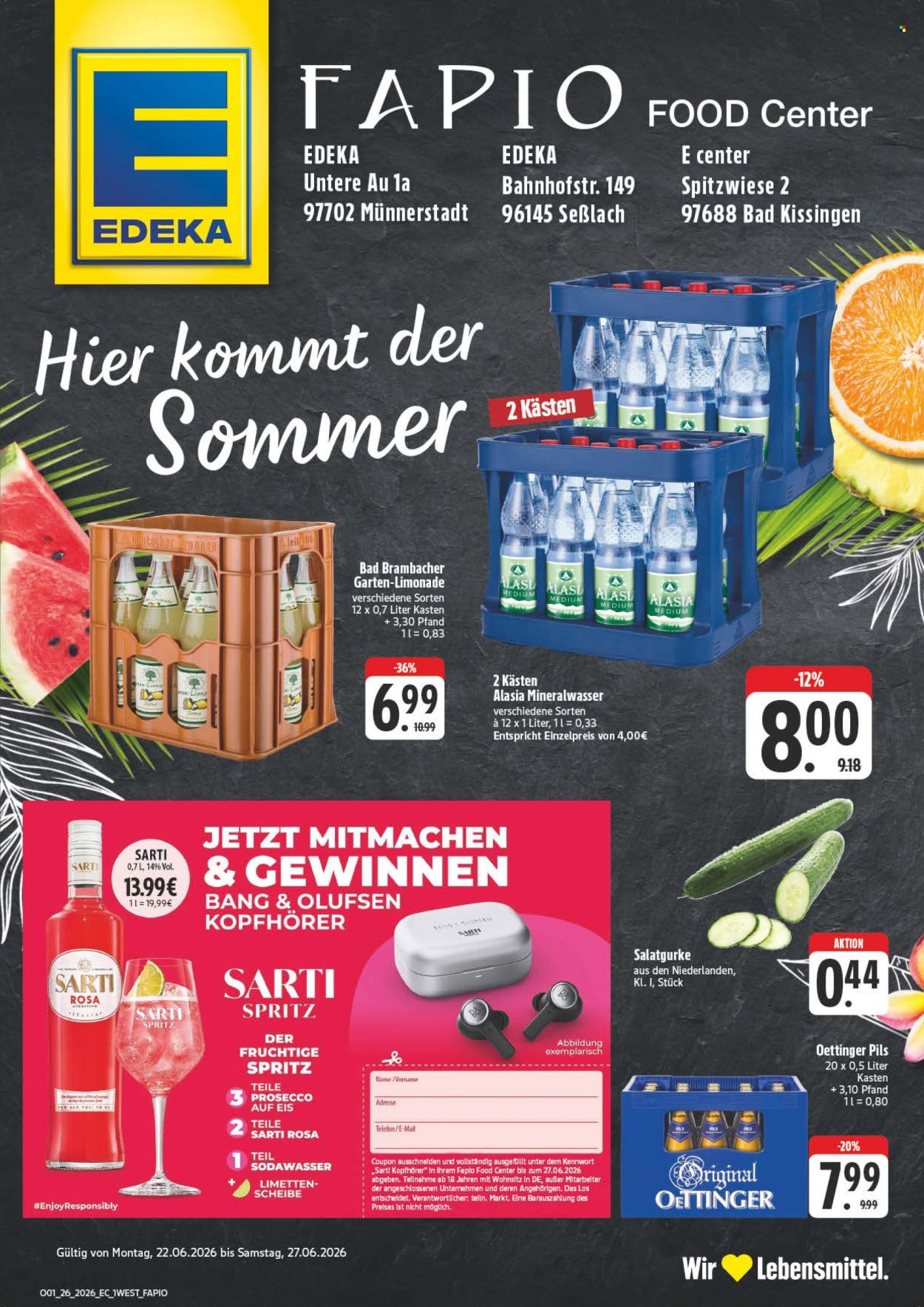 Edeka Prospekte  - 22.06.2026 - 27.06.2026. Seite 2