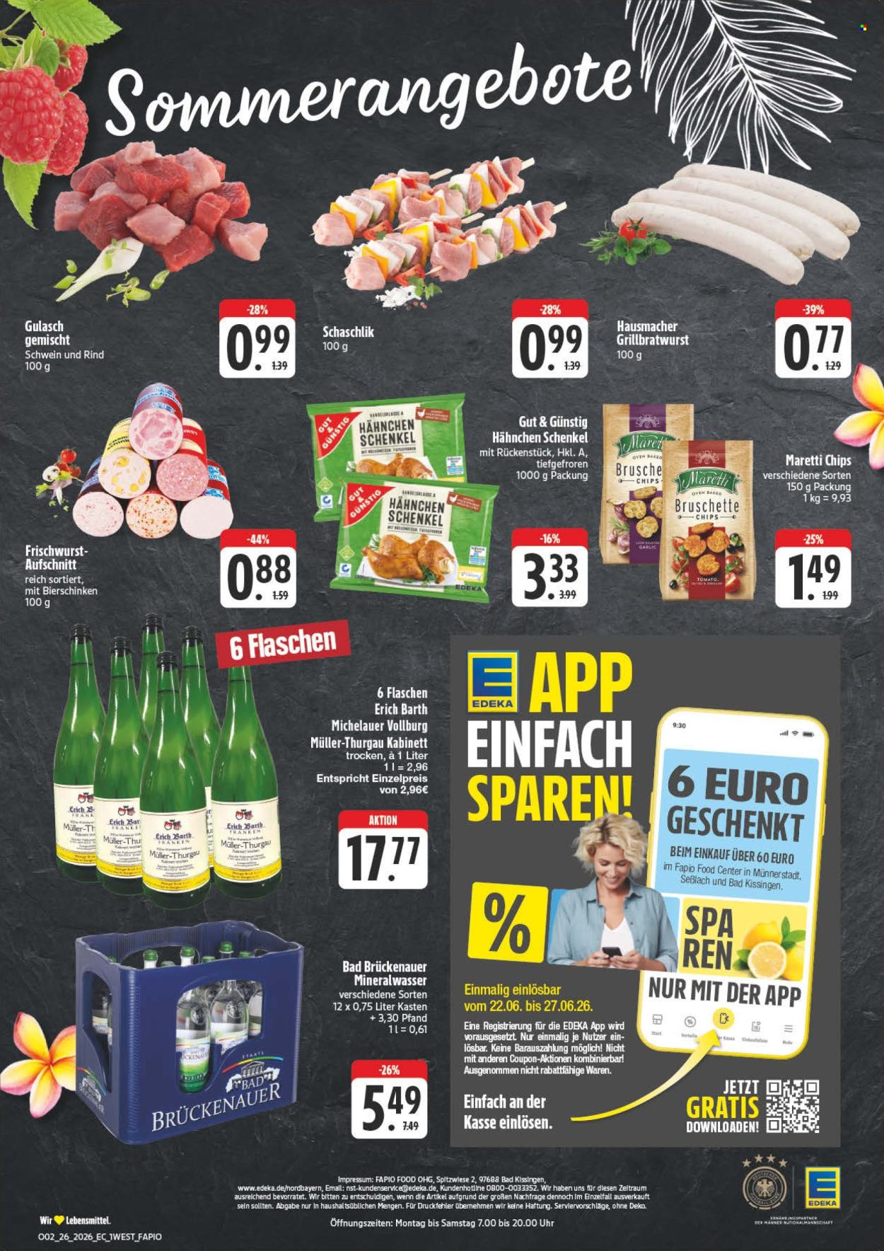 Edeka Prospekte  - 22.06.2026 - 27.06.2026. Seite 3