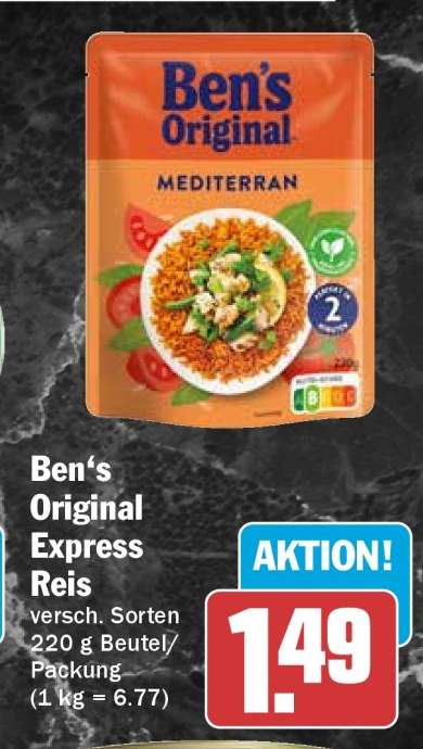 Ben’s Original Express Reis*