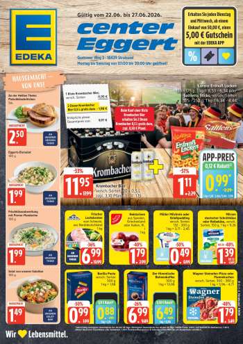 Prospekte E center - 22.06.2026 - 27.06.2026.
