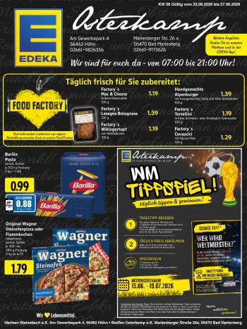 Prospekte Edeka - 22.06.2026 - 27.06.2026.