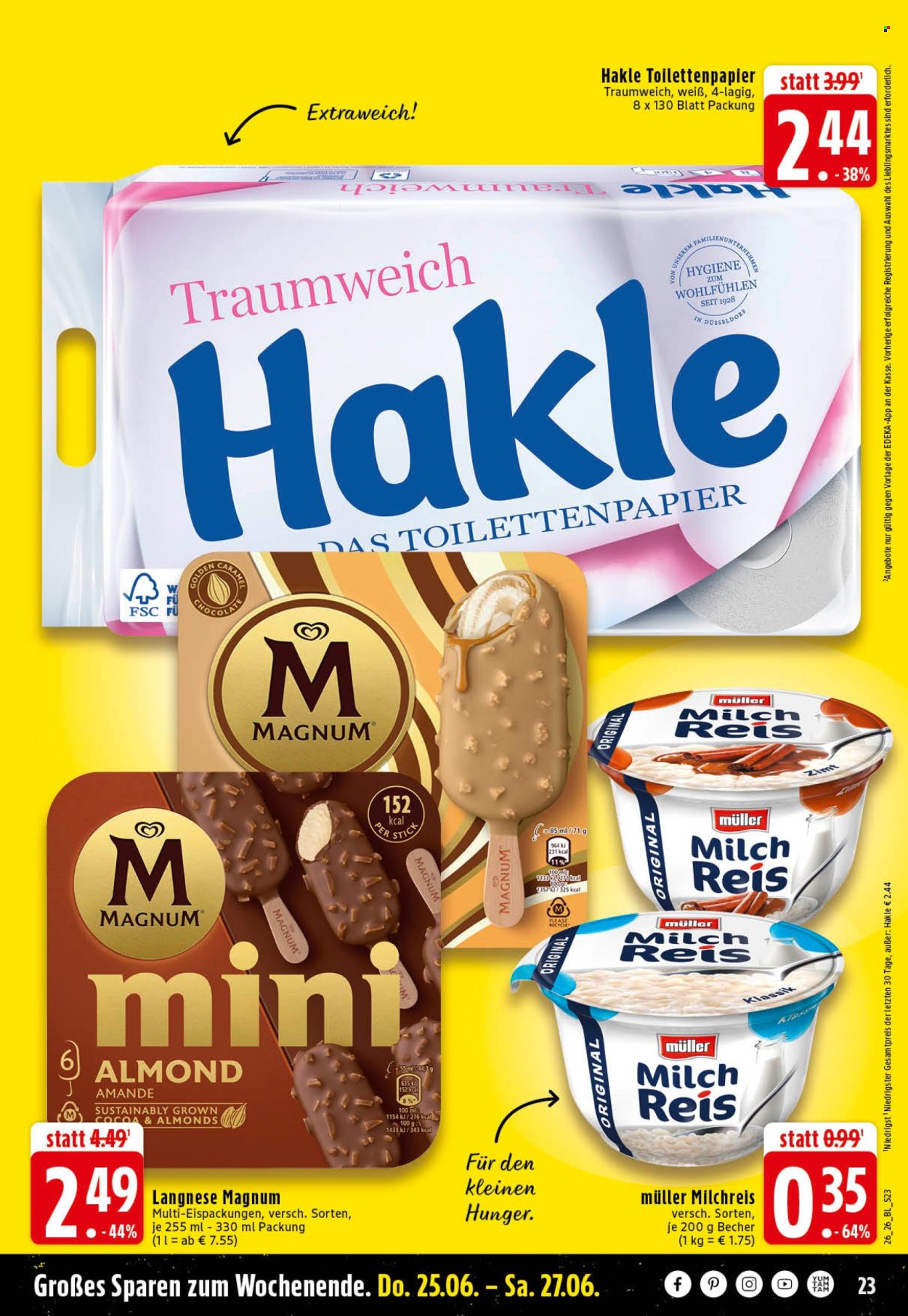 Edeka Prospekte  - 22.06.2026 - 27.06.2026. Seite 23