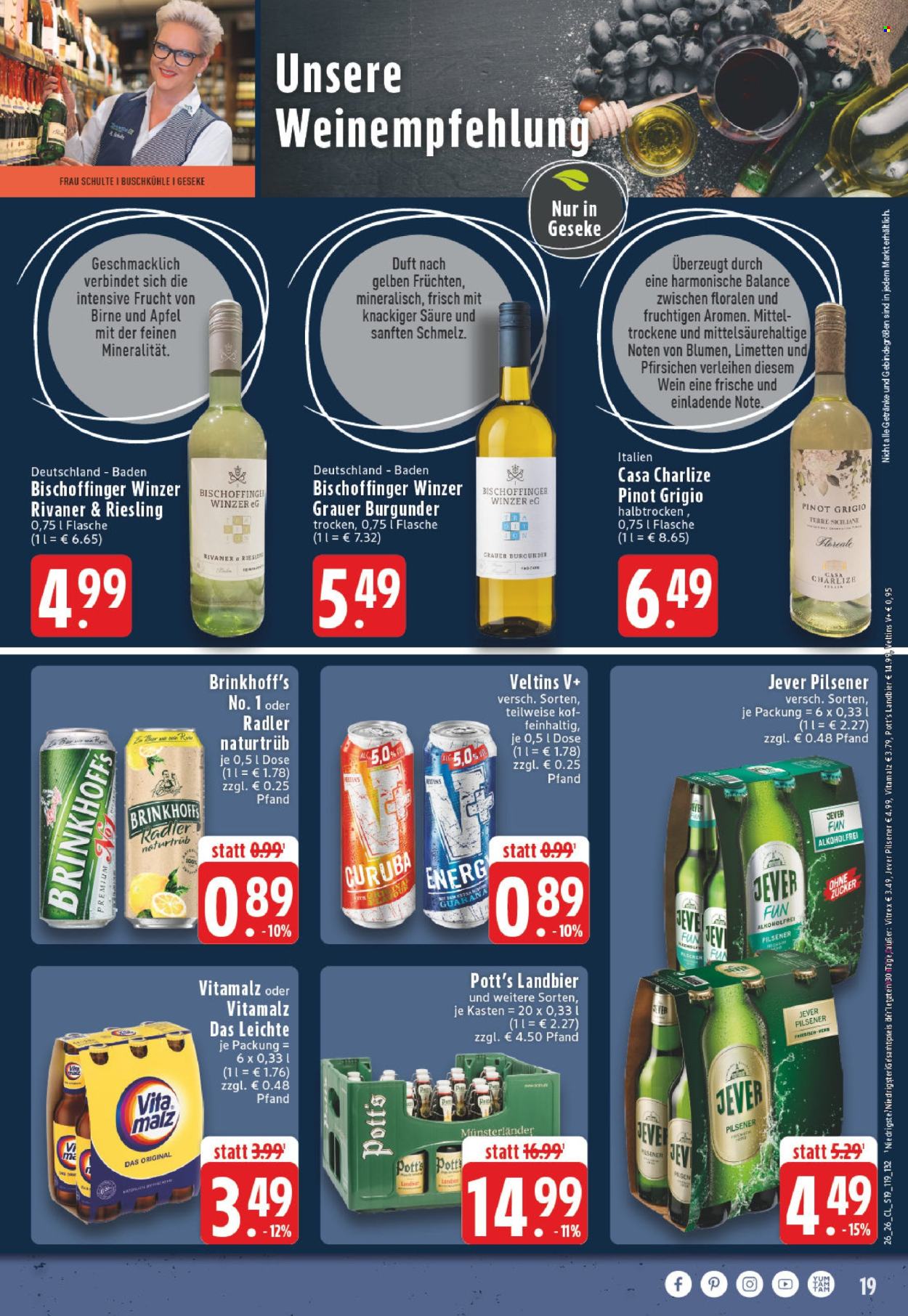 Edeka Prospekte  - 22.06.2026 - 27.06.2026. Seite 19