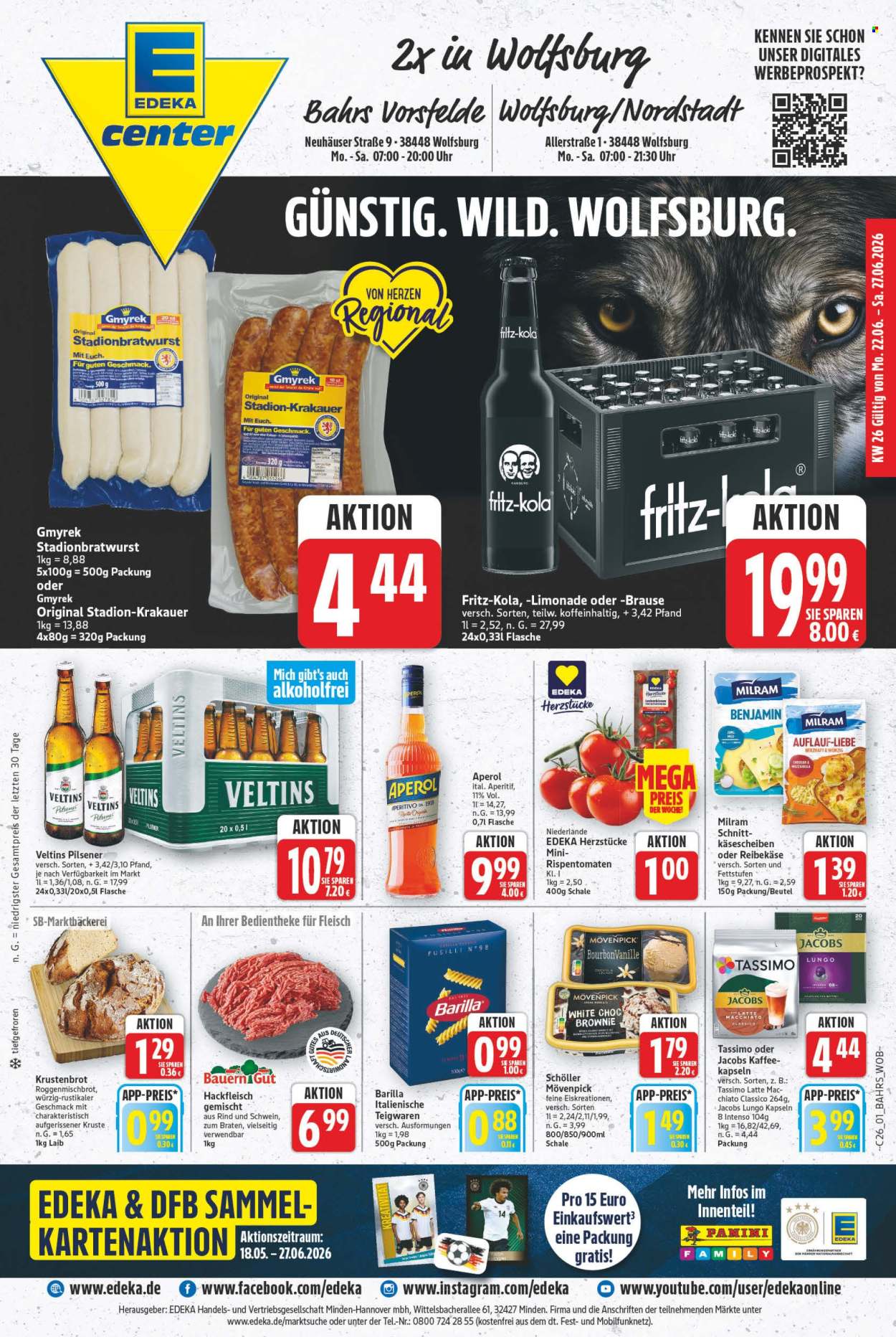 E center Prospekte  - 22.06.2026 - 27.06.2026. Seite 1
