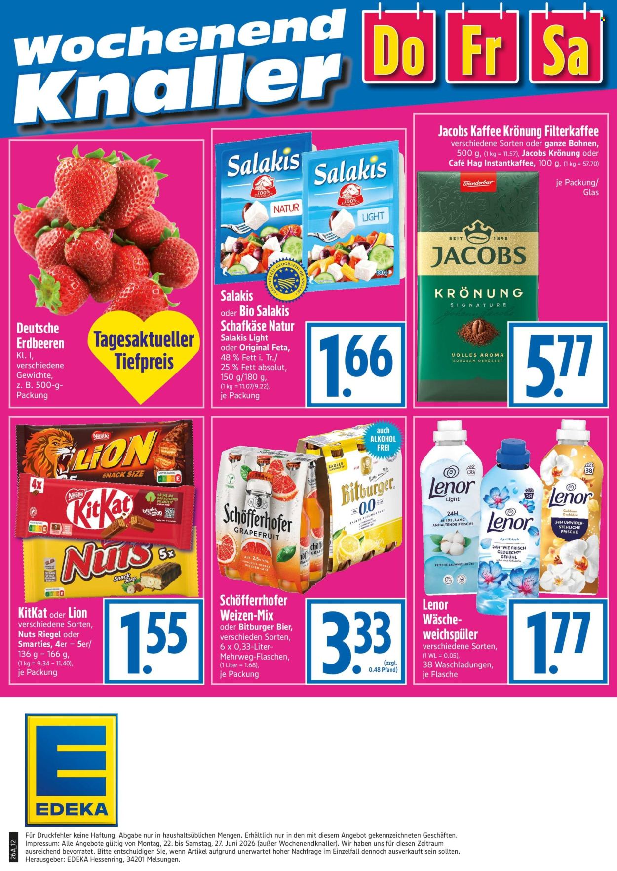 Edeka Prospekte  - 22.06.2026 - 27.06.2026. Seite 12