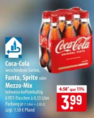 Coca-Cola / Fanta / Sprite / Mezzo Mix