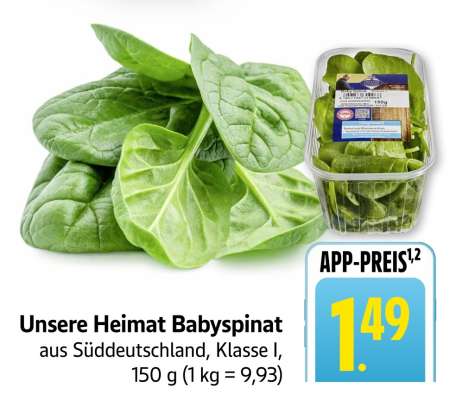 Unsere Heimat Babyspinat