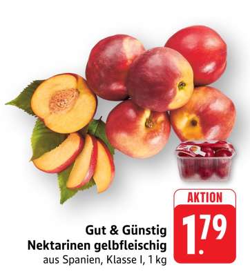 Gut & Günstig Nektarinen gelbfleischig