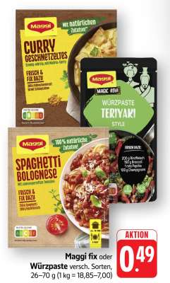 MAGGI Fix oder Würzpaste