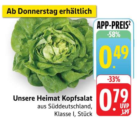 Unsere Heimat Kopfsalat