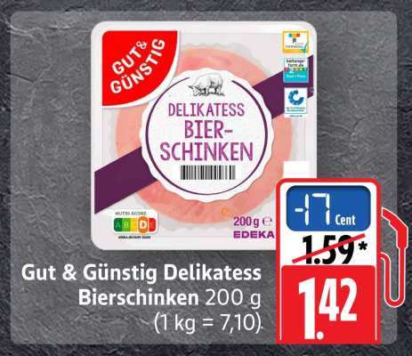 Gut & Günstig Delikatess Bierschinken