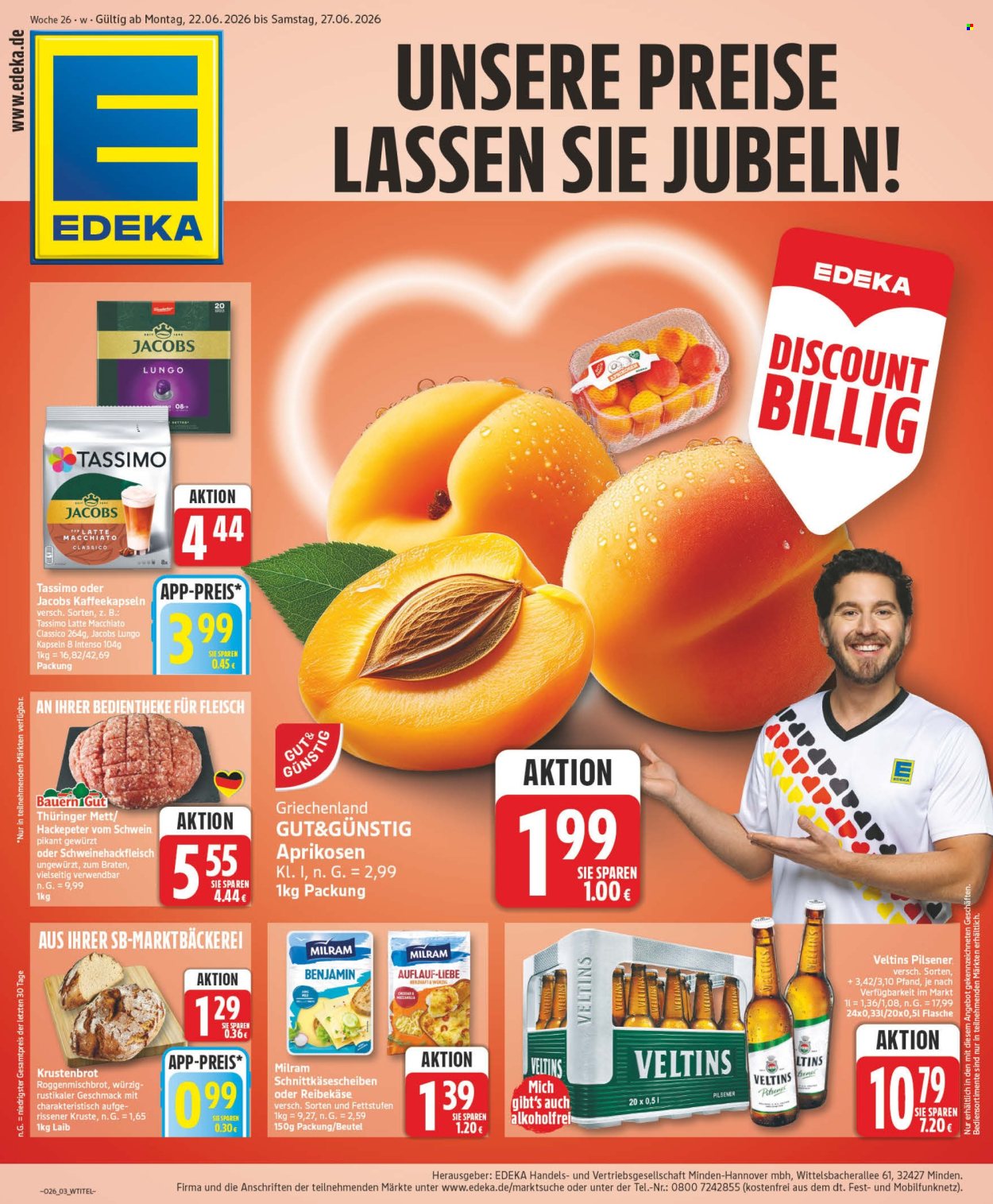 Edeka Prospekte  - 22.06.2026 - 27.06.2026. Seite 3